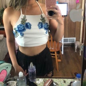 flower crop top